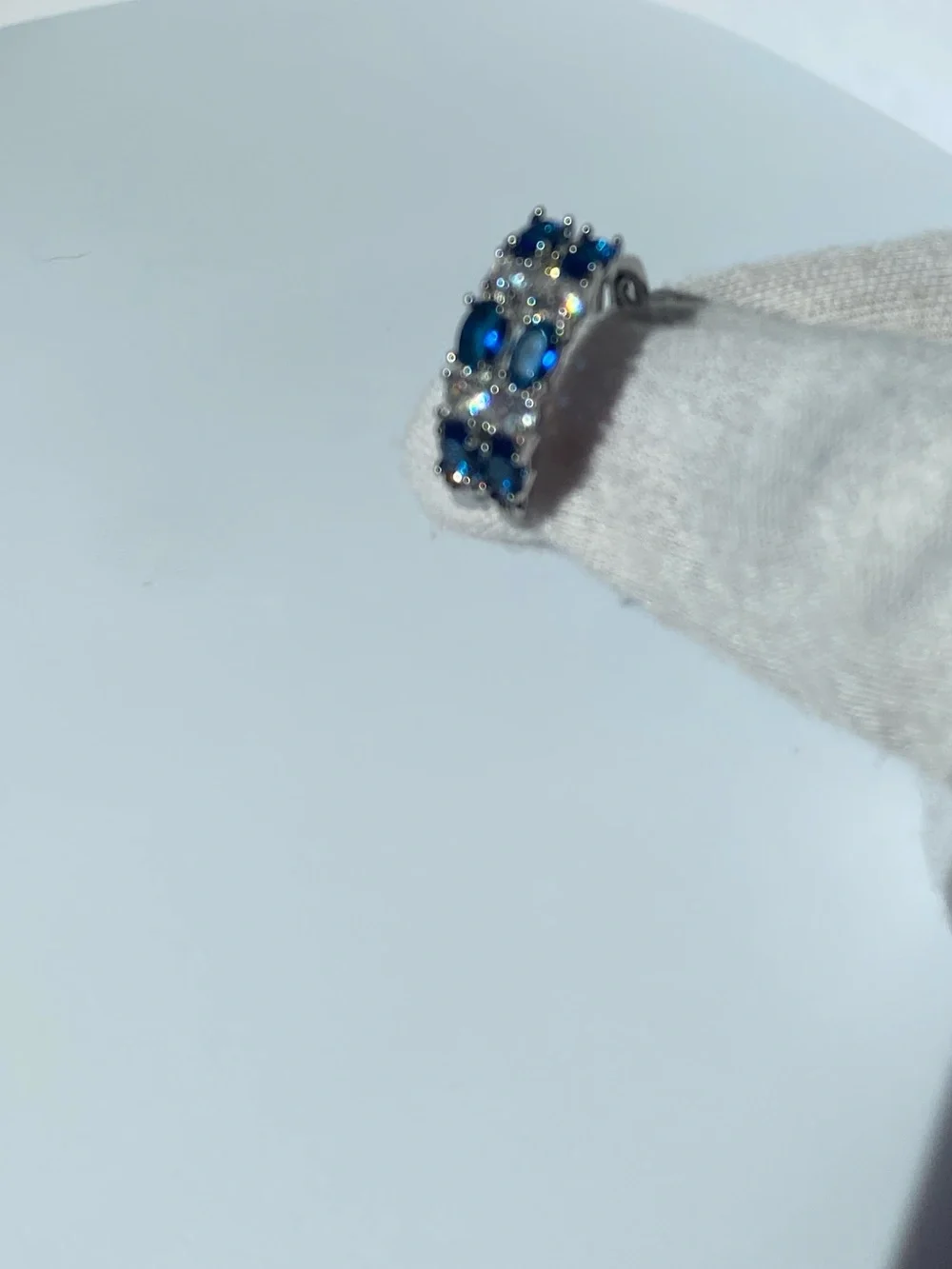 Fashion Rhinestone Crystal Hoop Earrings - New